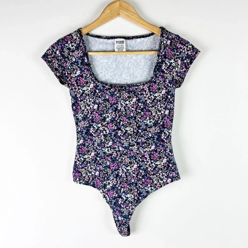 2/$30 VS Pink Floral Body Suit XS - Picture 1 of 5